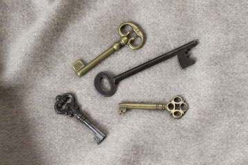 アンティークの鍵イメージ（複数）