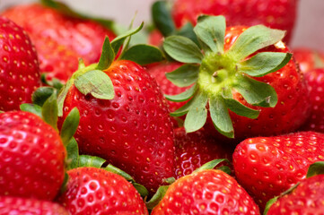 strawberries close up
