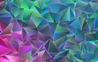 abstract  background. Design wallpaper. 3d mosaic triangles. vector
