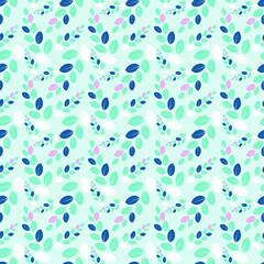 seamless herbal pattern