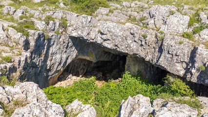 Entrance to the Culumova cave in Croatia