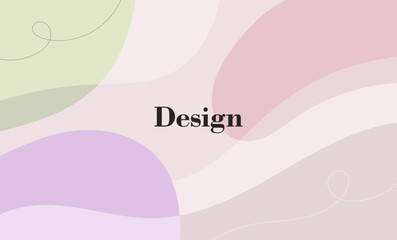 Elegant vintage stylish pastel abstract background vector design. Wallpaper banner, social media, creative album, art cover editable layout illustration template.