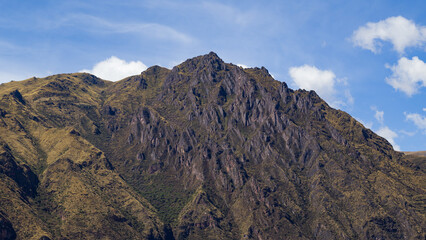 Top of Andes Mountin range cusco, Peru