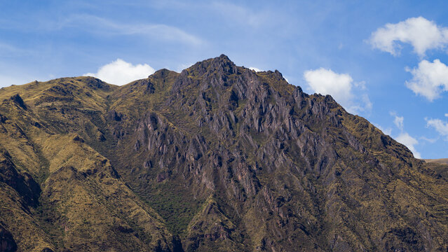Top of Andes Mountin range cusco, Peru