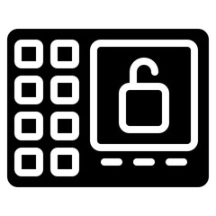 Lock Tablet Icon