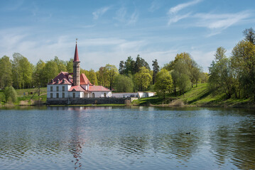 Priory Palace in Gatchina. Russia.