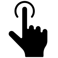 One Finger Tap Icon