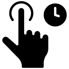 Obraz premium Long Press Icon