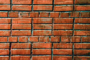 Smooth brickwork, altered colors, colored background in soft pastel colors. Smooth brickwork texture with paint smudges for the background.