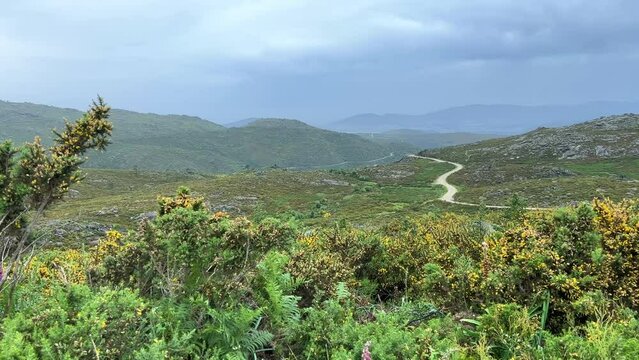 monastery of Sao Joao d Arga mosteiro e igreja de Sao Joao dArga. High quality 4k footage