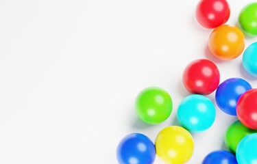 3D素材_カラーボール