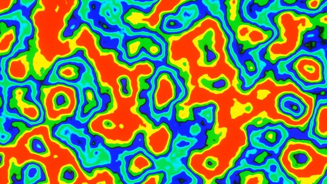 Psychedelic background in infrared color pattern © shufilm