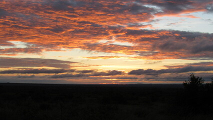 sunrise in the mountains
