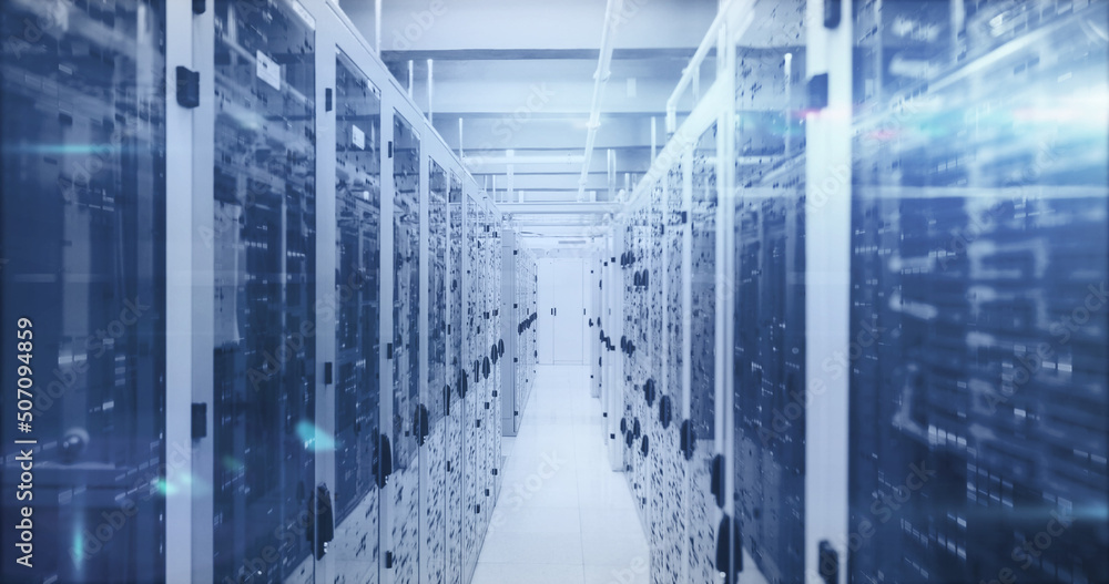 Poster data processing through data processing centre