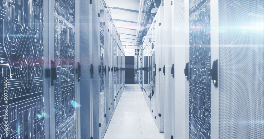 Poster data processing through data processing centre