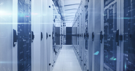 Data processing through data processing centre