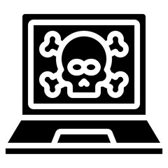Laptop Hack Icon