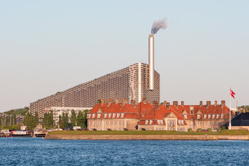 Amager Bakke, Slope or Copenhill, incineration plant, heat and power waste-to-energy plant and...