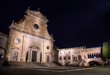 Obraz premium Cattedrale di San Lorenzo, Duomo, Viterbo Italy