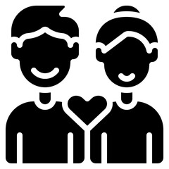 Female Male Couple Icon