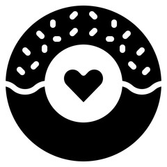 Love Donut Icon