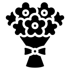 Fototapeta premium Flower Boquete Icon