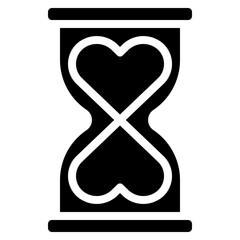Love Hourglass Icon