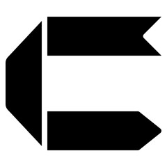 Folded Pointer Icon