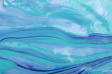 Abstract paint background. Color mix and fluid art texture.