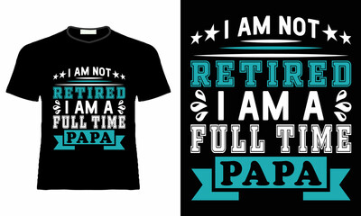 Obraz premium Father's day tshirt design.