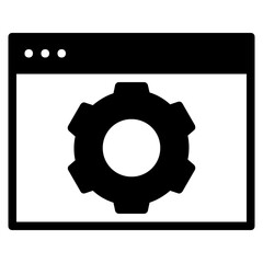 setting glyph icon