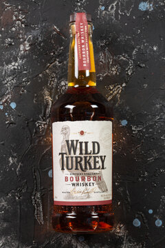 A Bottle Of Wild Turkey Bourbon Whiskey 