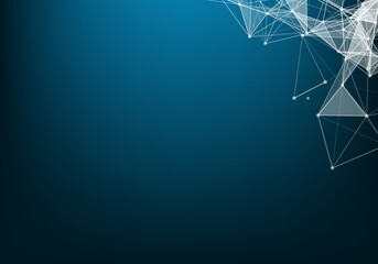 Abstract connection dots. Technology background. Network concept.