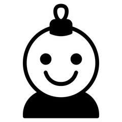 bauble glyph icon