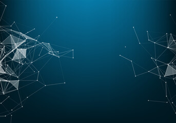 futuristic shape. Computer generated abstract background