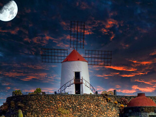 Guatiza (Lanzarote) - jardin del cactus (César Manrique) - Illes Canàries