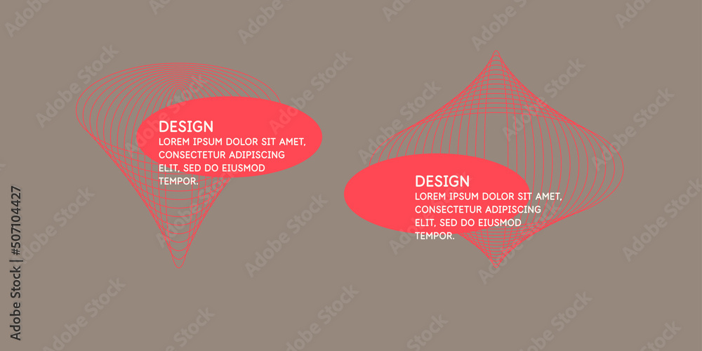 Aufkleber abstract elements for design. a set of different geometric shapes.