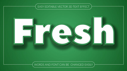 Fototapeta premium 3d editable text effect design with 3d text style design