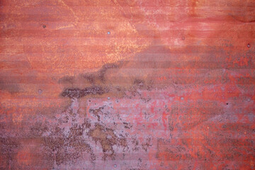 Red brown yellow abstract grunge texture, rusted metal template for background