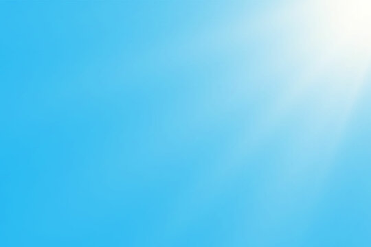 Sky blue gradient background.Sky with sun.Vector illustration.