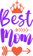 Obraz premium mother day t shirt and svg design