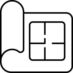 plan outline icon