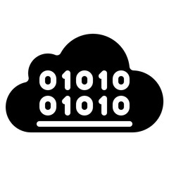 Binary Cloud Icon
