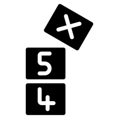 Obraz premium Parcel Stack Limit Icon