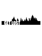 Fototapeta premium Get Lost Streifen 