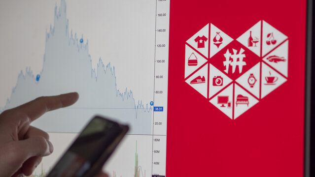 Chinese agriculture e-commerce Pinduoduo PDD reports its results, shopping pinduoduo.	