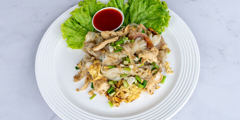 Thai-Chinese Food Mixed Food Selections 