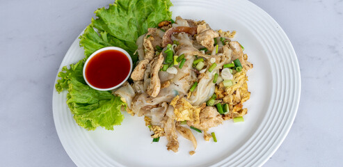 Thai-Chinese Food Mixed Food Selections 