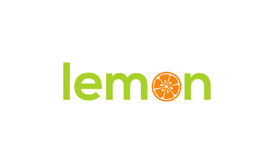 Lemon logo design vector template,