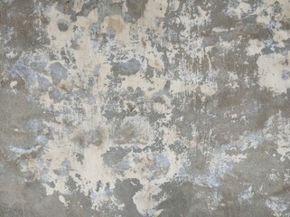Fototapeta premium Texture of old concrete wall.Concrete wall of light grey color cement texture background.Grey pastel rough crack cement texture stone concrete,rock plastered stucco wall; painted flat fade background.